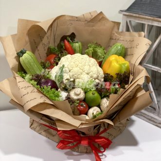 Овощной букет с цветной капустой